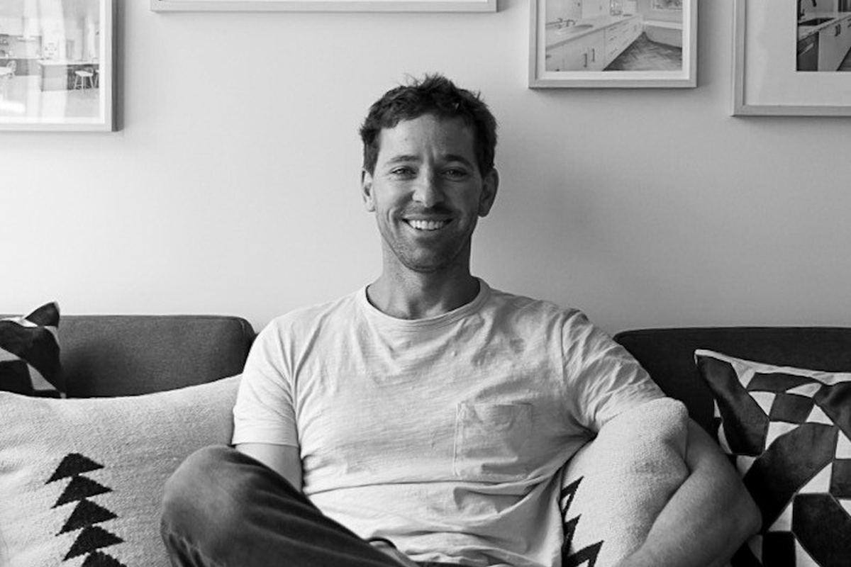 Brad Liber, founder of Caliber, at home in Denver