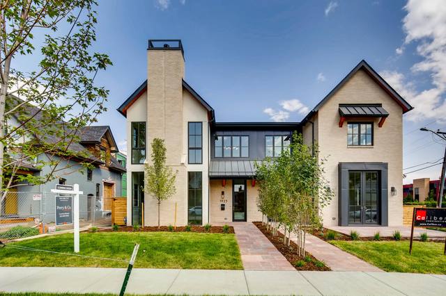 Exterior of a Caliber custom home in Denver