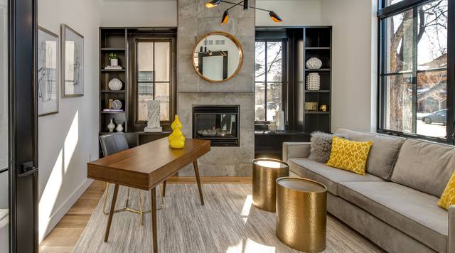 Interior of a Caliber custom home in Denver