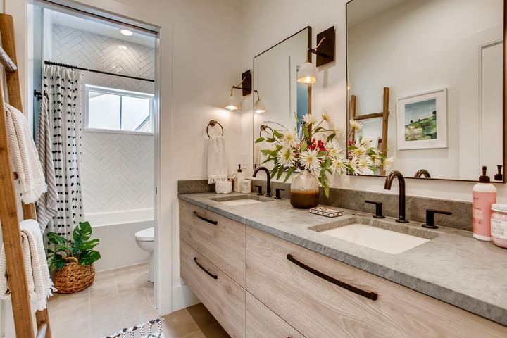 2nd Floor Bedroom of a Caliber custom home at 1036 S Columbine Street in Denver
