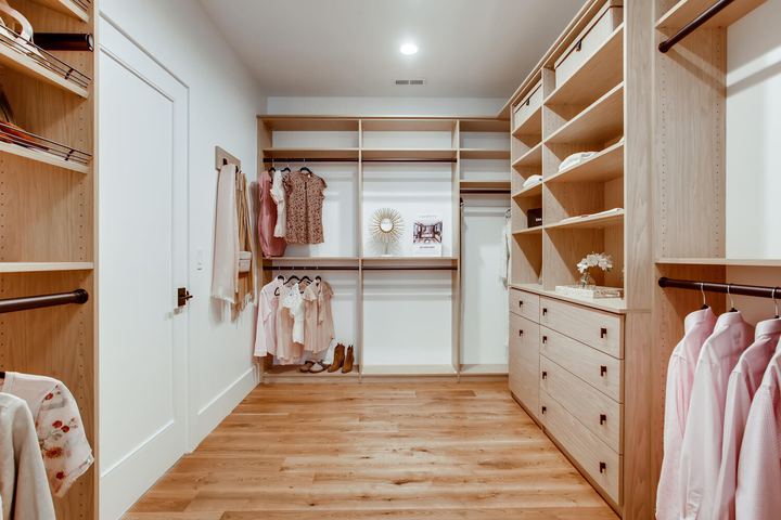 2nd Floor Master Bedroom of a Caliber custom home at 1036 S Columbine Street in Denver