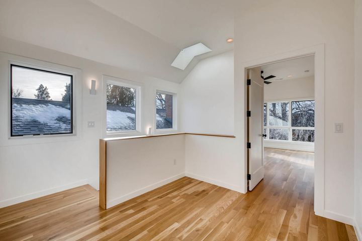 2nd Floor Landing of a Caliber custom home at 1442 S Clarkson St in Denver