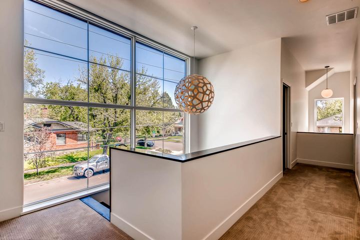 2nd Floor Landing of a Caliber custom home at 1803 S Clarkson in Denver