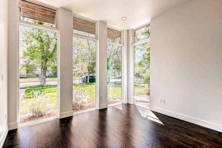 Office of a Caliber custom home at 1803 S Clarkson in Denver