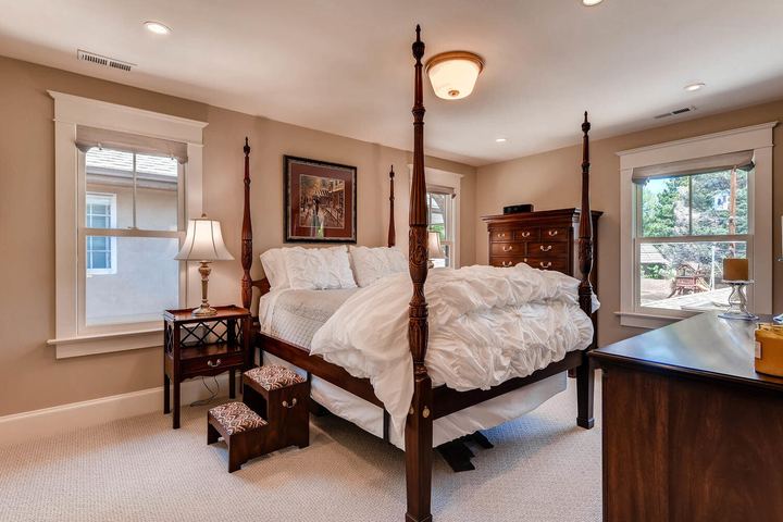 2nd Floor Bedroom of a Caliber custom home at 532 N High St in Denver
