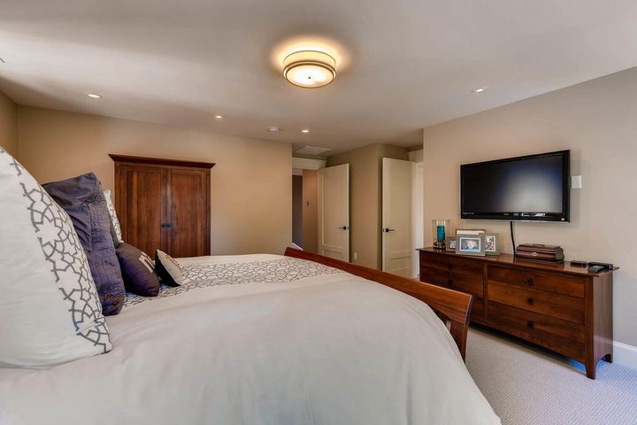 2nd Floor Master Bedroom of a Caliber custom home at 532 N High St in Denver