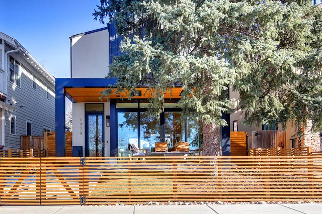 Exterior of a Caliber custom home in Denver