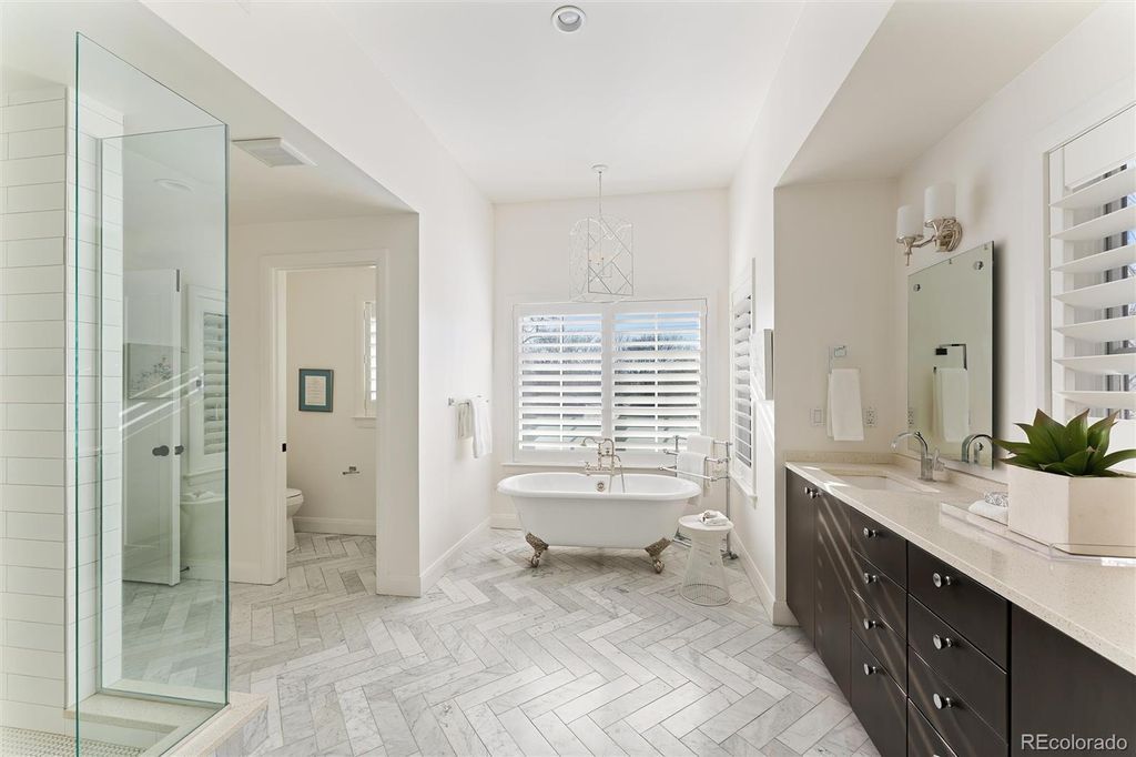 Bathroom of a Caliber custom home